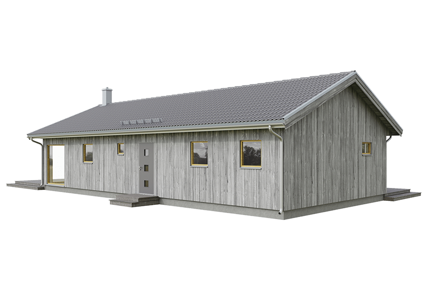 Alster 23-117, enplans ladhus 105 kvm