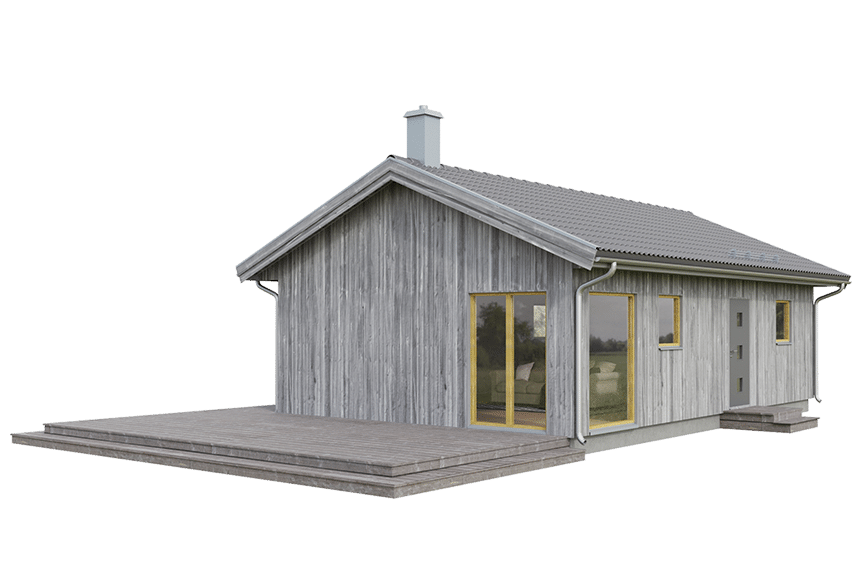 Alster 23-64, enplans ladhus 56 kvm