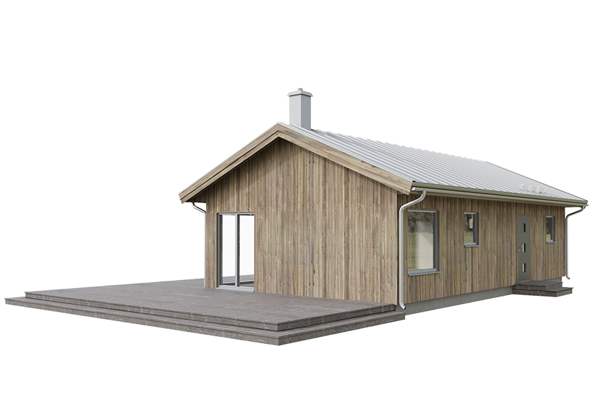 Alster 23-72, enplans ladhus 63 kvm