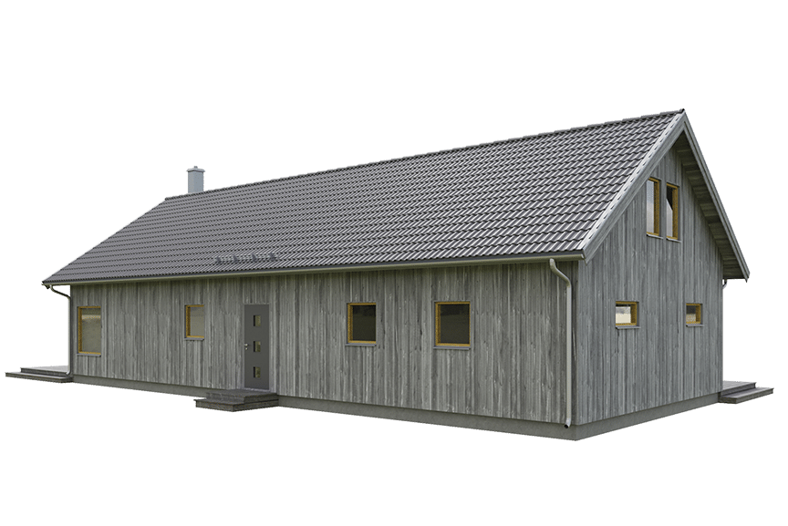 Alster 35-136, ladhus med loft 162 kvm