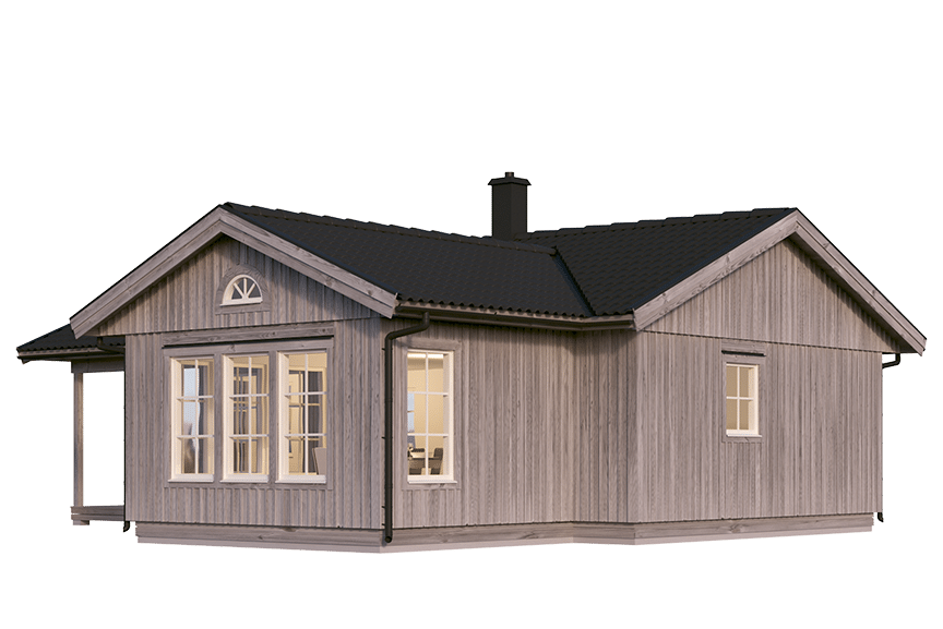 Fritidshus enplanshus 72 kvm Blidö 23-93