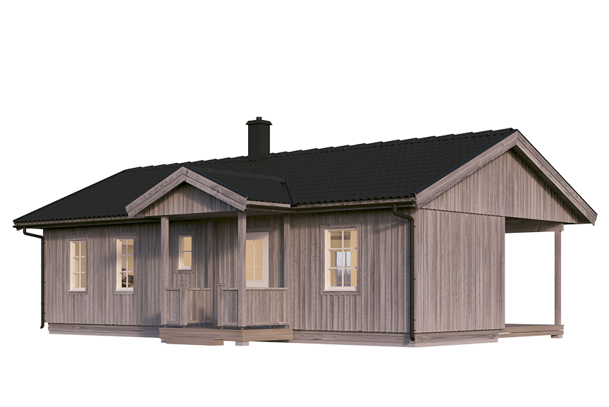 Fritidshus enplanshus 72 kvm Blidö 23-93