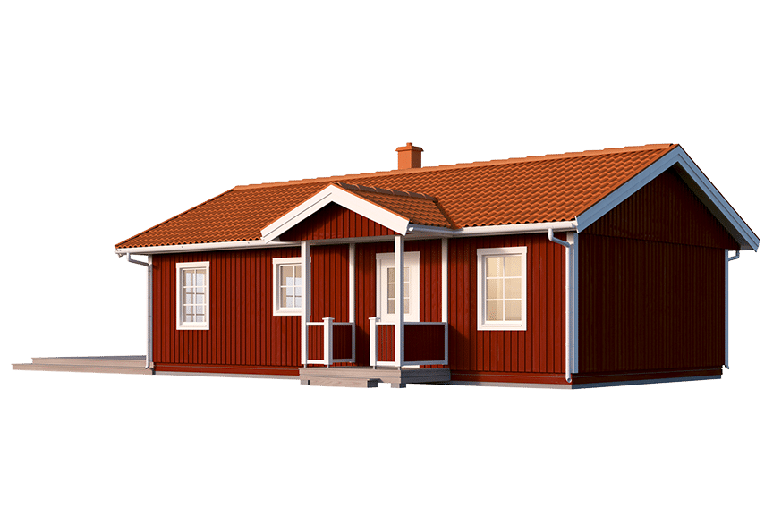 Fritidshus enplanshus Dalarö 23-72 63 kvm