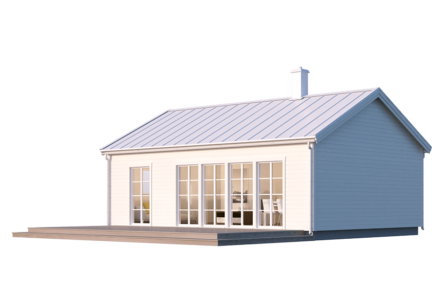 Gotland 27-60, enplans fritidshus 52 kvm