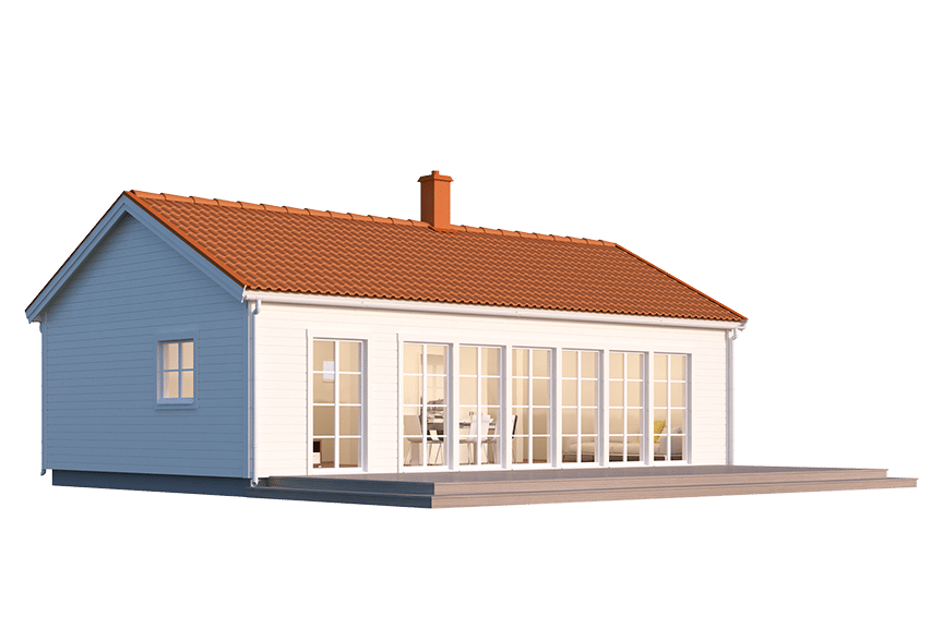 Gotland 27-72, enplans fritidshus 63 kvm