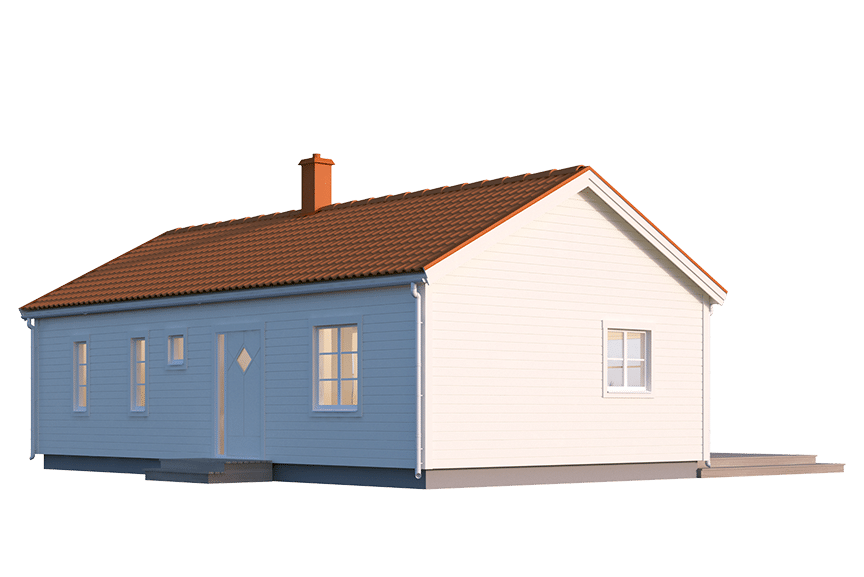 Gotland 27-72, enplans fritidshus 63 kvm