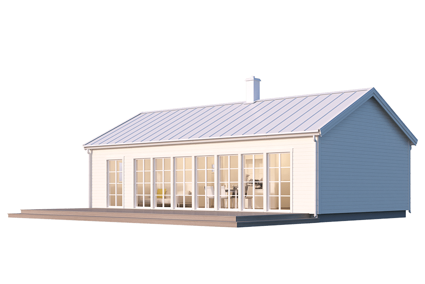 Gotland 27-80, enplans fritidshus 70 kvm