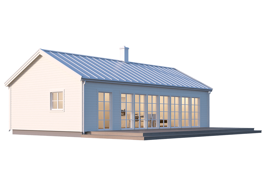 Gotland 27-80, enplans fritidshus 70 kvm