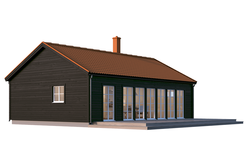 Gotland 27-85, enplans fritidshus 75 kvm