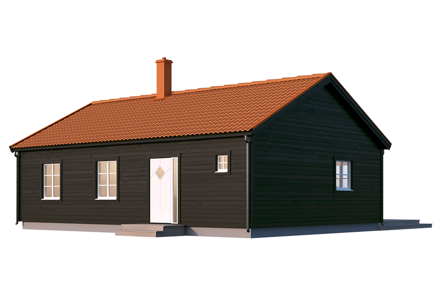 Gotland 27-85, enplans fritidshus 75 kvm