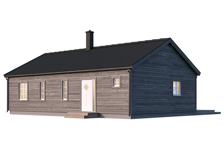 Gotland 27-95, enplans fritidshus 84 kvm