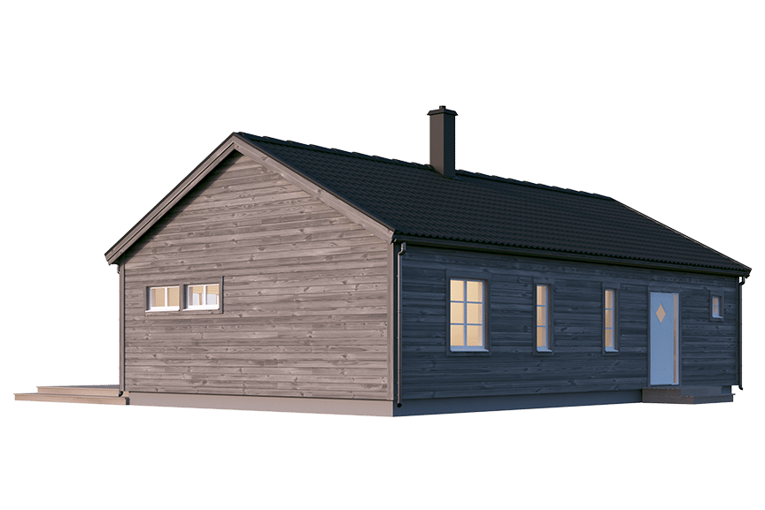 Gotland 27-95, enplans fritidshus 84 kvm