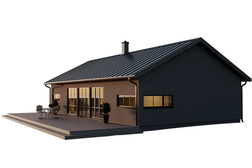 Järvsö 121B, modern fjällstuga 105 kvm