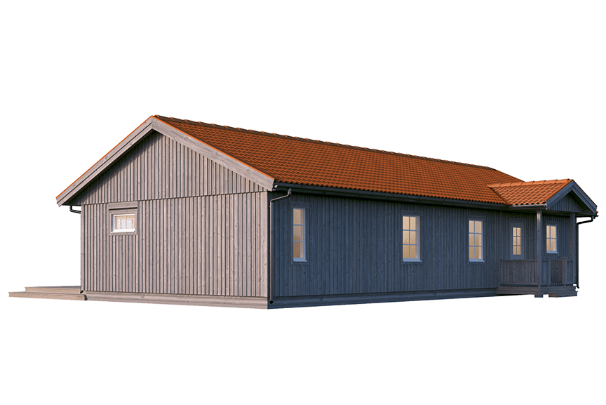 Sandhamn 23-122, enplans fritidshus 109 kvm