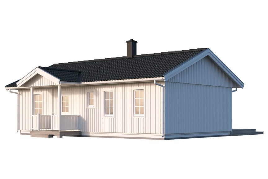 Sandhamn 23-72, enplans fritidshus 63 kvm