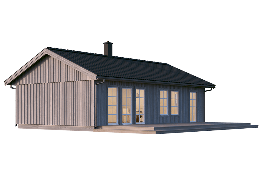 Sandhamn 23-79, enplans fritidshus 69 kvm