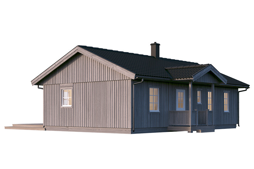 Sandhamn 23-79, enplans fritidshus 69 kvm