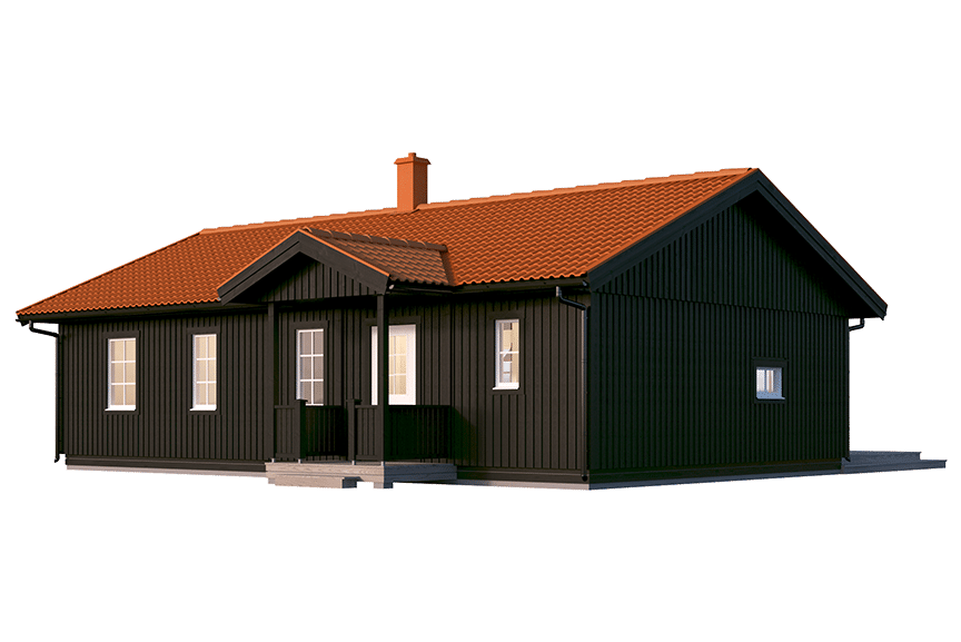 Sandhamn 23-95, enplans fritidshus 84 kvm