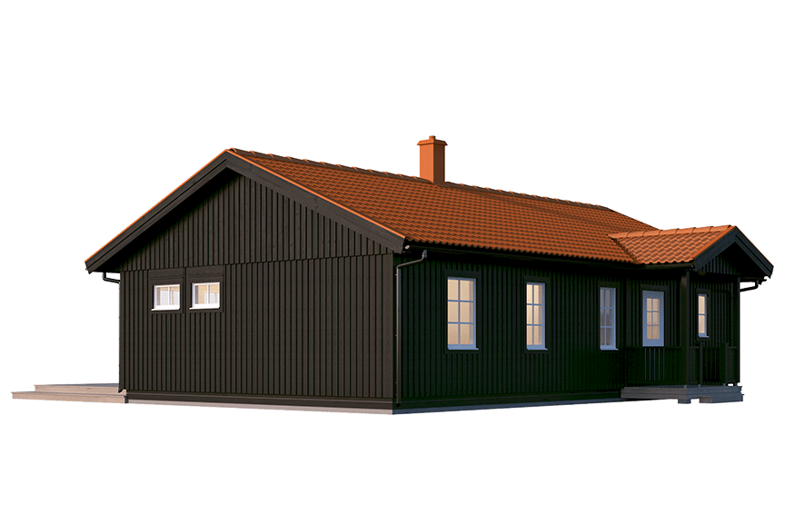 Sandhamn 23-95, enplans fritidshus 84 kvm