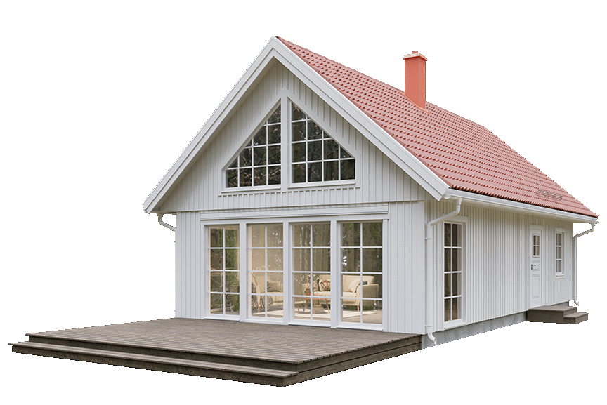 Fritidshus Med Loft () Fritidshus Med Loft